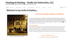 Desktop Screenshot of drawingandpaintingstudionashua.com