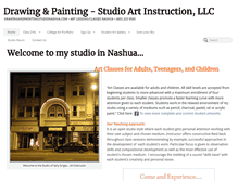 Tablet Screenshot of drawingandpaintingstudionashua.com